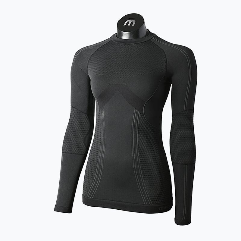 Longsleeve termoaktywny damski Mico Odor Zero Round Neck nero