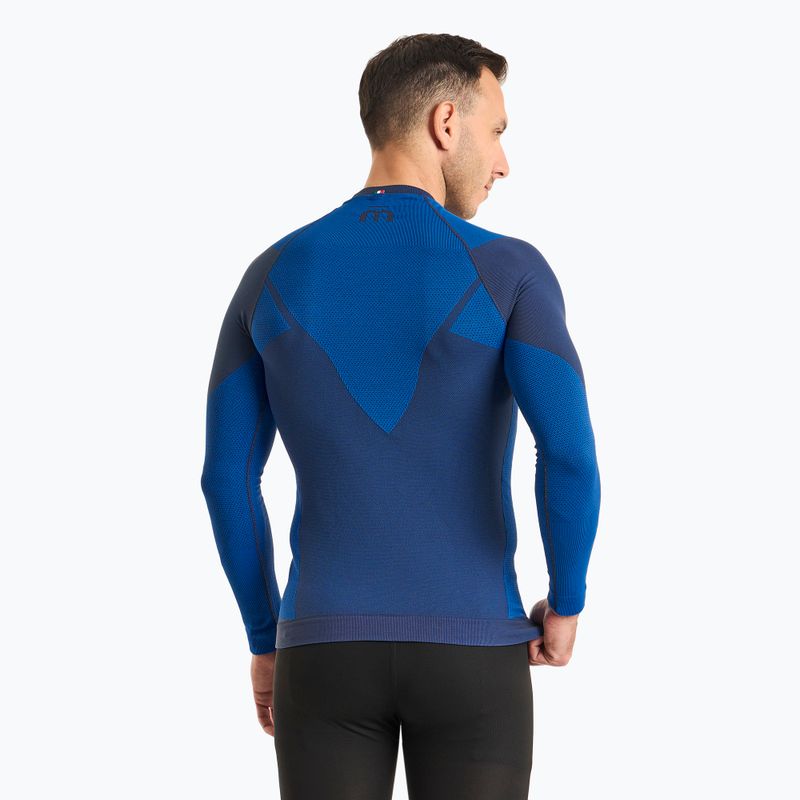 Bluza termoaktywna męska Mico Warm Control Round Neck piombo 2