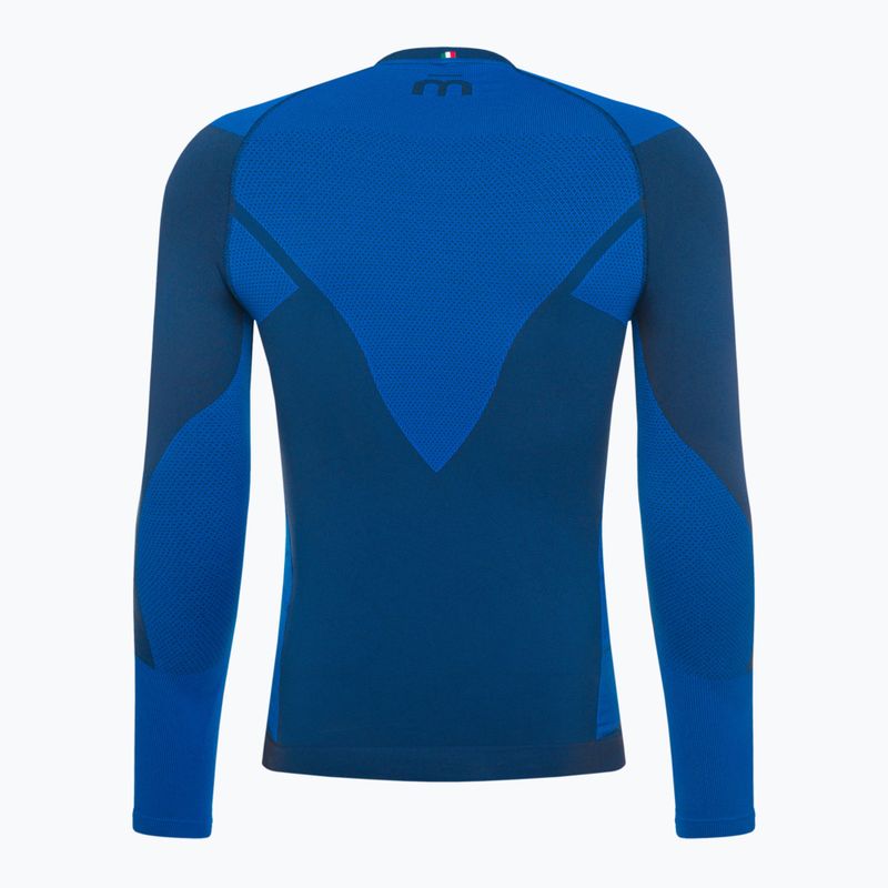 Bluza termoaktywna męska Mico Warm Control Round Neck piombo 6