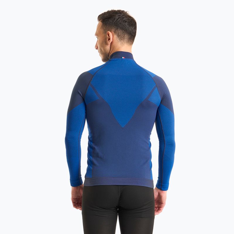Bluza termoaktywna męska Mico Warm Control Mock Neck piombo 2