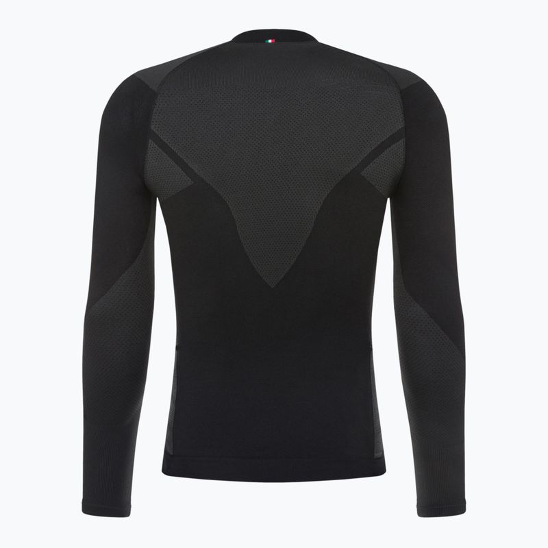 Bluza termoaktywna męska Mico Warm Control Mock Neck nero 7