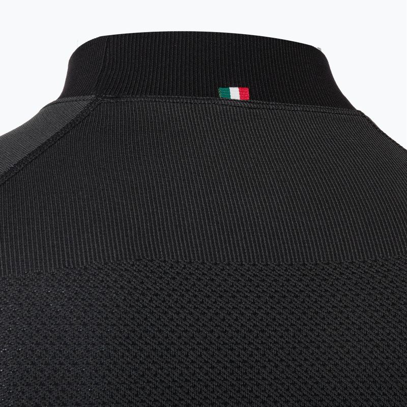 Bluza termoaktywna męska Mico Warm Control Mock Neck nero 9