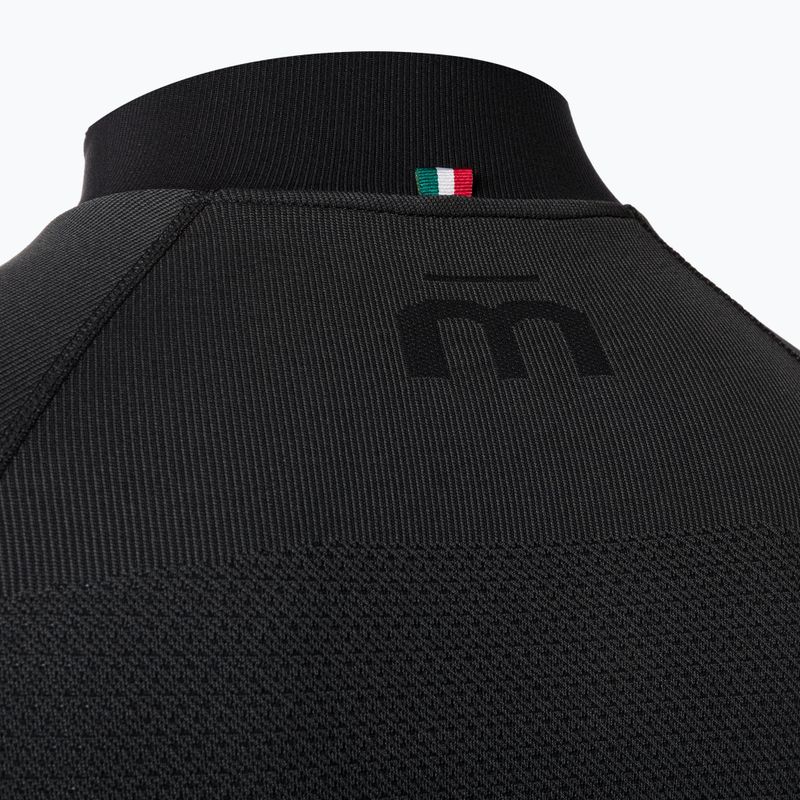 Longsleeve termoaktywny męski Mico Warm Control Zip Neck nero 9