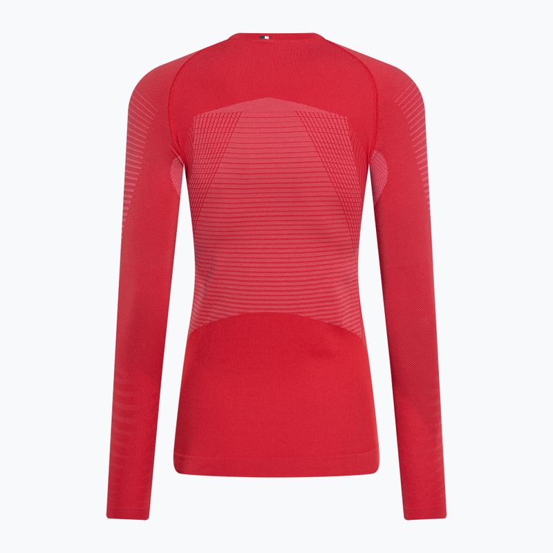 Bluza termoaktywna damska Mico Warm Control Round Neck fragola 7
