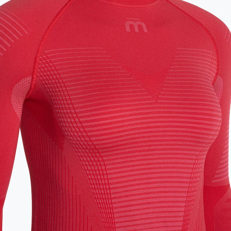 Bluza termoaktywna damska Mico Warm Control Round Neck fragola 8