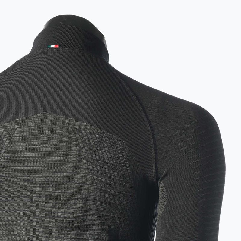 Bluza termoaktywna damska Mico Warm Control Mock Neck nero 2