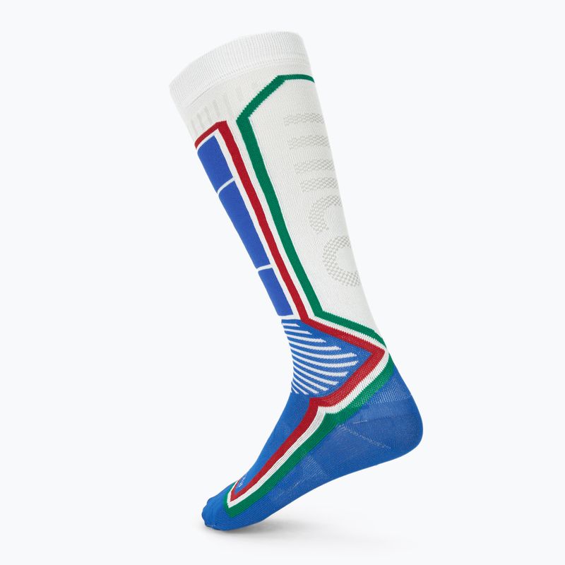 Skarpety narciarskie Mico Light Weight Odor Zero X-Static Ski bianco 2