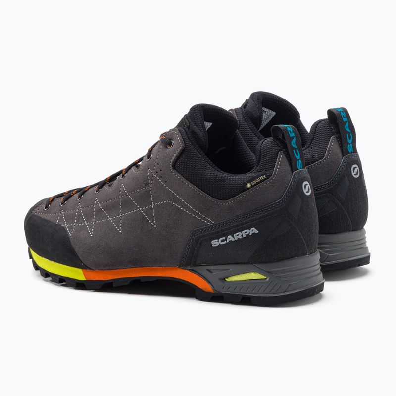 Buty podejściowe  męskie SCARPA Zodiac GTX shark/orange 3