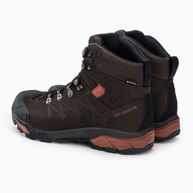 Buty trekkingowe męskie SCARPA ZG Pro GTX dark coffe/rust 3