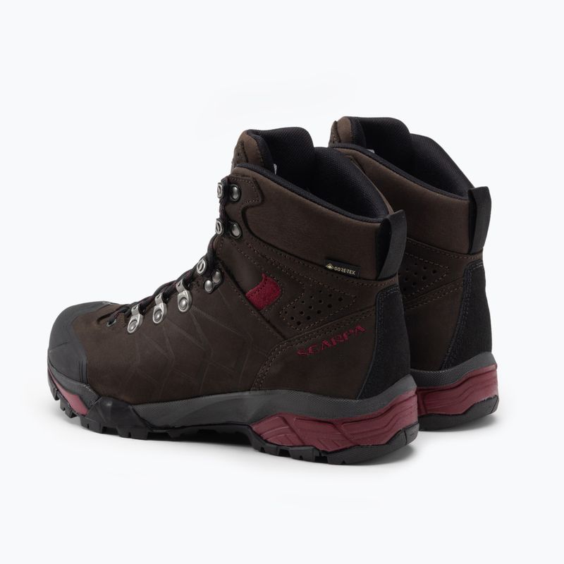 Buty trekkingowe damskie SCARPA ZG Pro GTX dark coffee/red plum 3