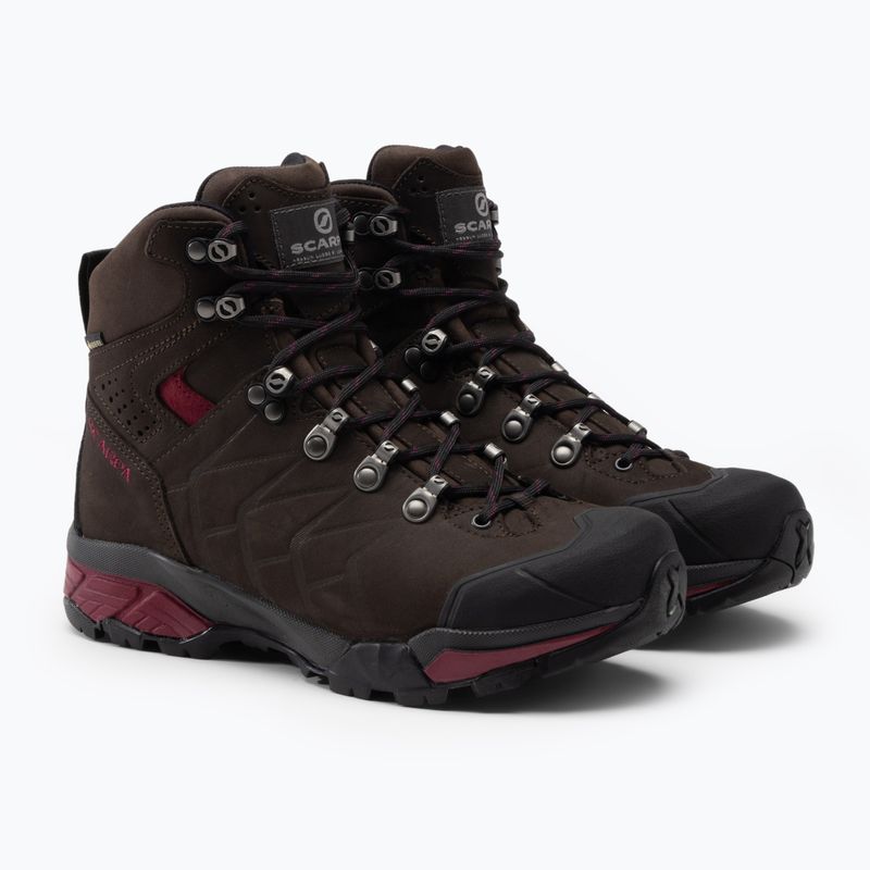 Buty trekkingowe damskie SCARPA ZG Pro GTX dark coffee/red plum 5