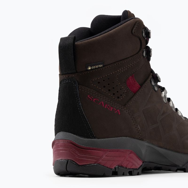 Buty trekkingowe damskie SCARPA ZG Pro GTX dark coffee/red plum 8