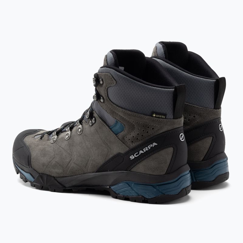 Buty trekkingowe męskie SCARPA ZG Trek GTX titanium/lake blue 3