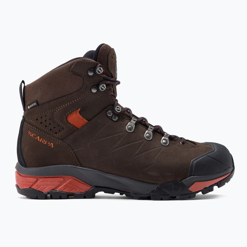 Buty trekkingowe męskie SCARPA ZG Pro GTX dark coffee/rust 2