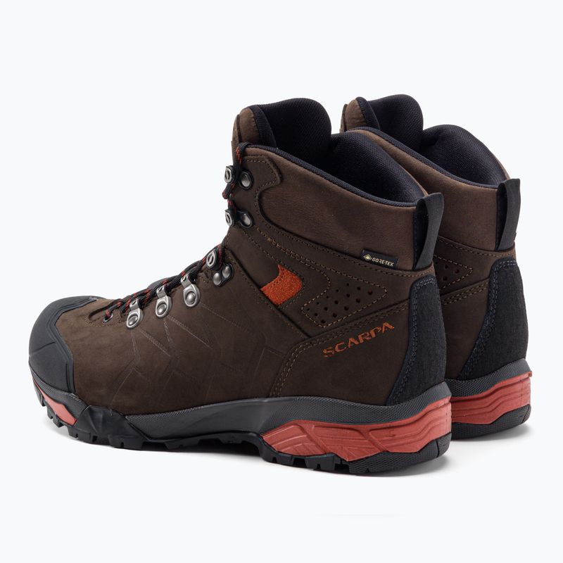 Buty trekkingowe męskie SCARPA ZG Pro GTX dark coffee/rust 3