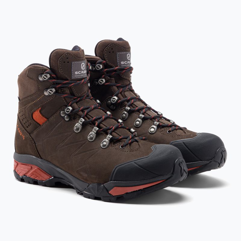 Buty trekkingowe męskie SCARPA ZG Pro GTX dark coffee/rust 5
