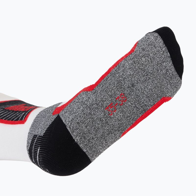 Skarpety narciarskie dziecięce Nordica Tech Junior white/black/red 4