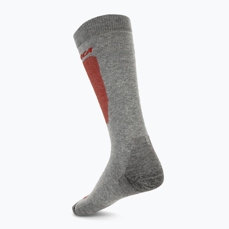 Skarpety narciarskie Nordica Uni 2.0 2 pary grey/ red+black/ red 4