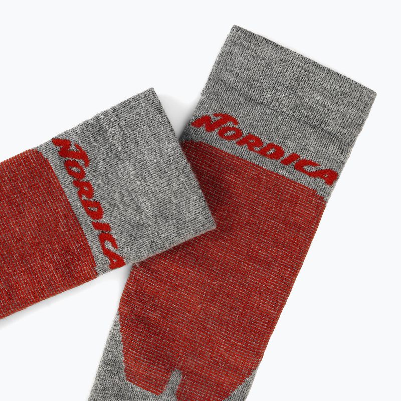 Skarpety narciarskie Nordica Uni 2.0 2 pary grey/ red+black/ red 6