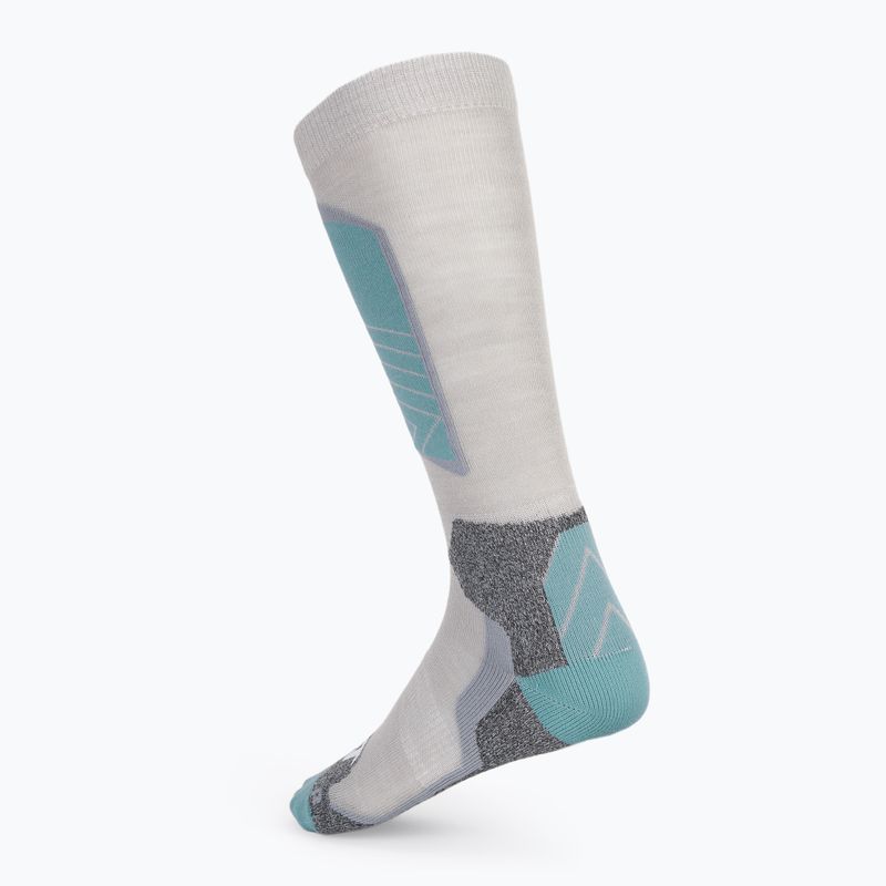 Skarpety narciarskie dziecięce Nordica Tech Junior grey/lichen blue/cool grey 2