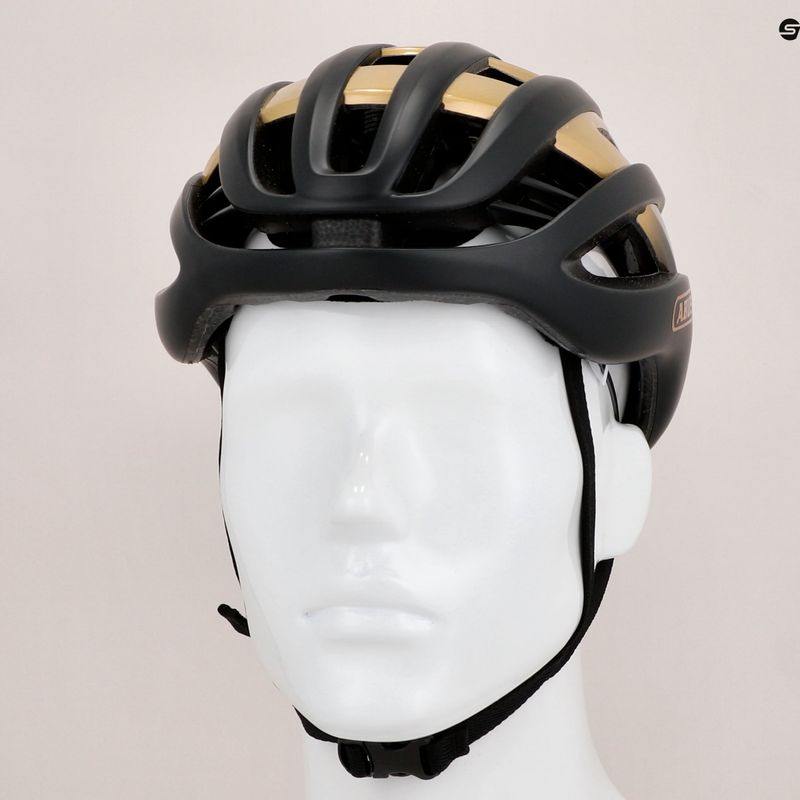 Kask rowerowy ABUS AirBreaker black/gold 10