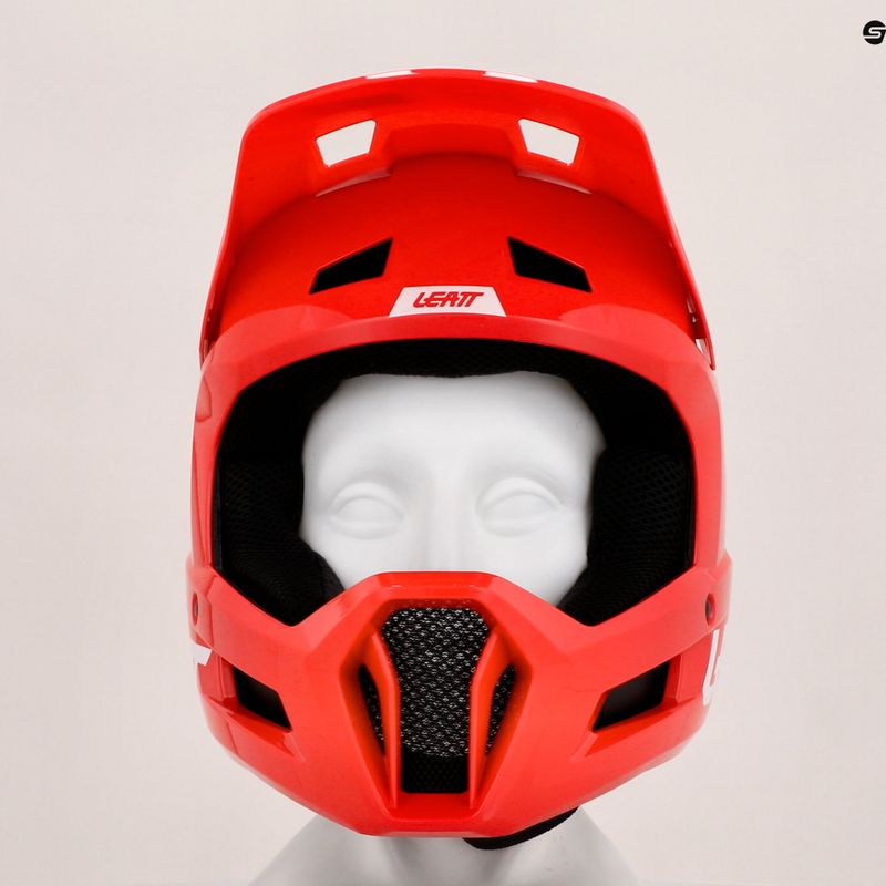 Kask rowerowy dziecięcy Leatt MTB Gravity 1.0 V23 Jr fire 14