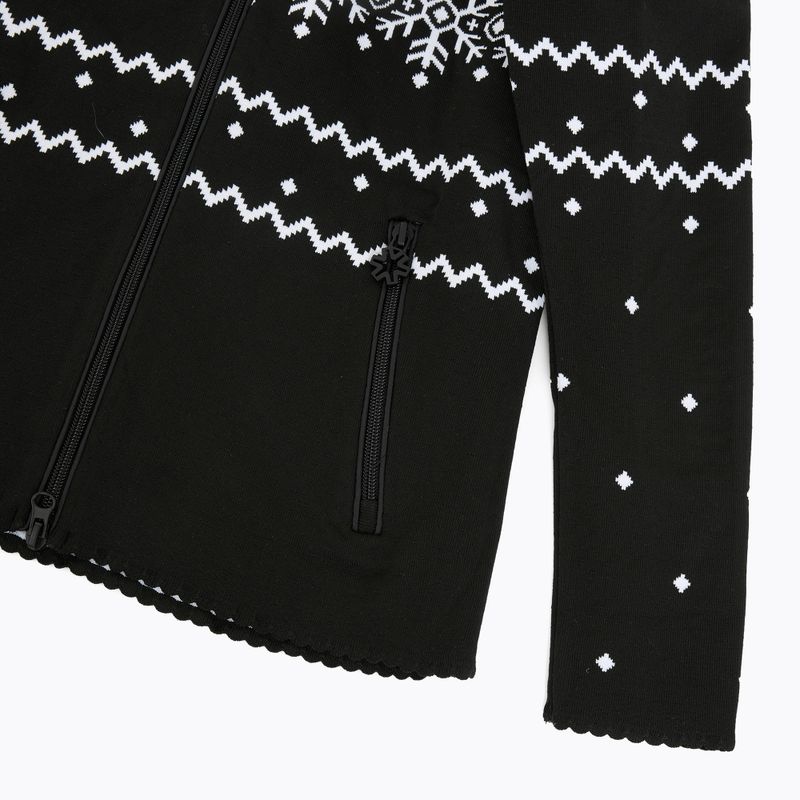Bluza termoaktywna damska Newland Guenda Full Zip black/white 4