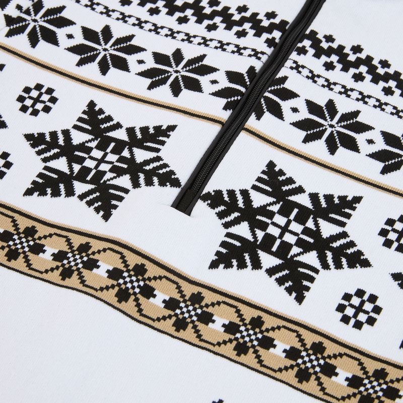 Bluza termoaktywna damska Newland Isalind Half Zip white/black 3