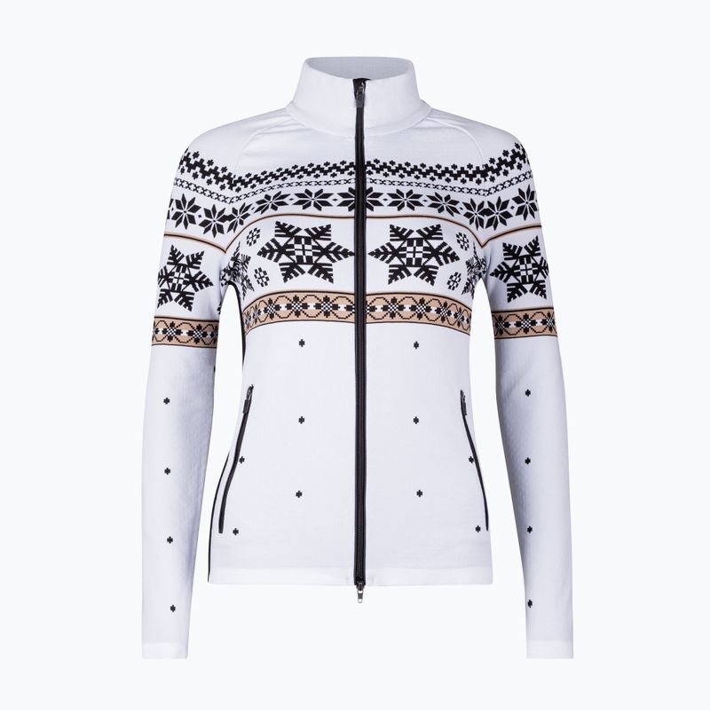 Bluza termoaktywna damska Newland Jadis Full Zip white/black