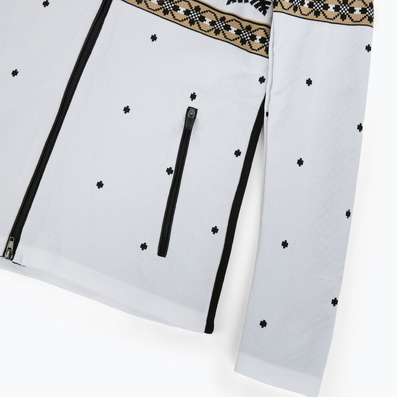 Bluza termoaktywna damska Newland Jadis Full Zip white/black 4