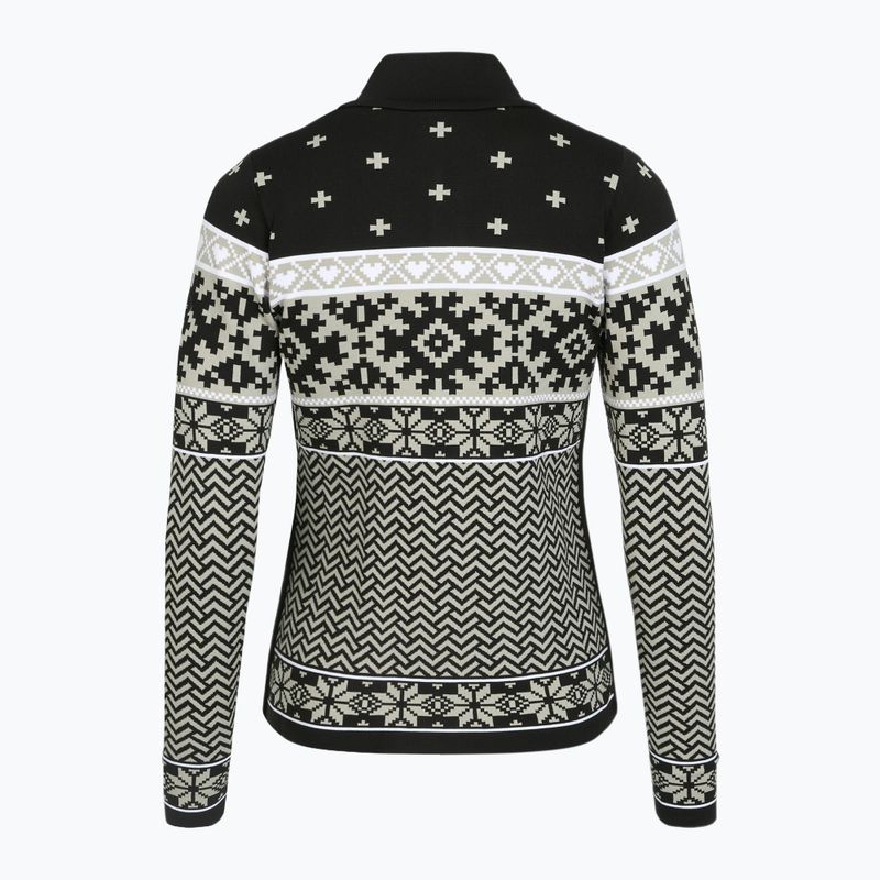 Bluza termoaktywna damska Newland Kylie Full Zip black/stone 2