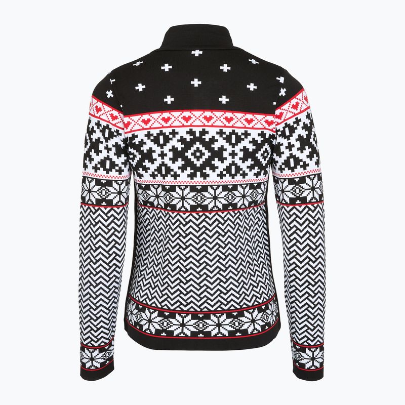 Bluza termoaktywna damska Newland Kylie Full Zip black/white 2