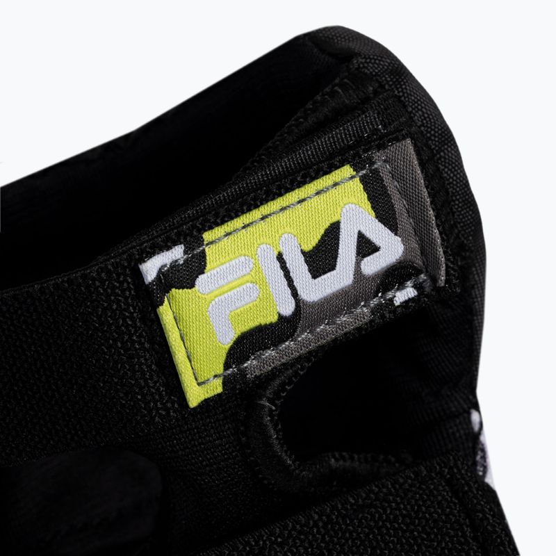 Zestaw ochraniaczy dziecięcych FILA FP Gears black/yellow 7