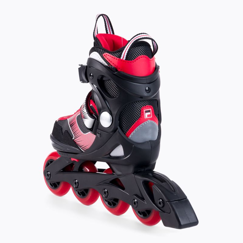 Rolki dziecięce FILA J-One black/red 4