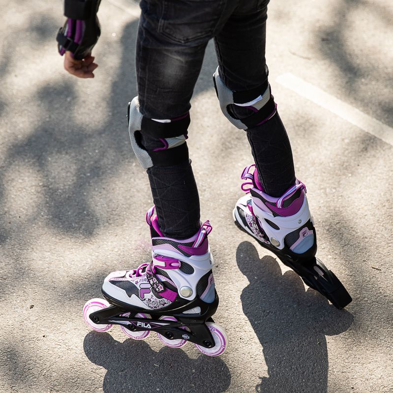 Rolki dziecięce FILA J-One G black/white/pink 11