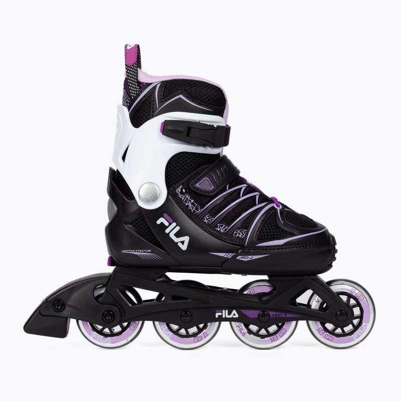 Rolki dziecięce FILA X-One G black/pink/magenta 2