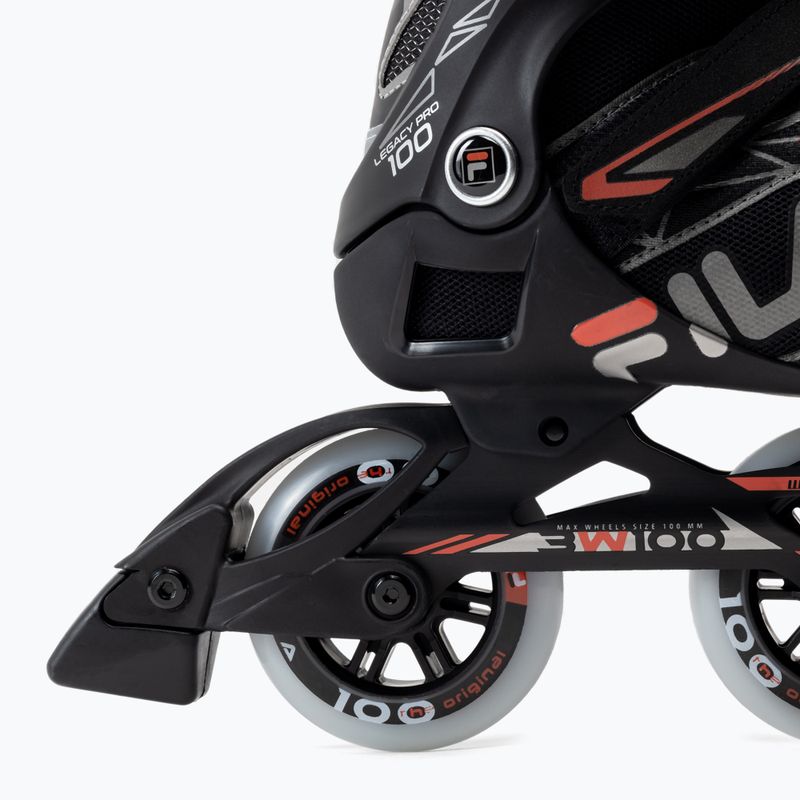 Rolki męskie FILA Legacy Pro 100 black/red 6