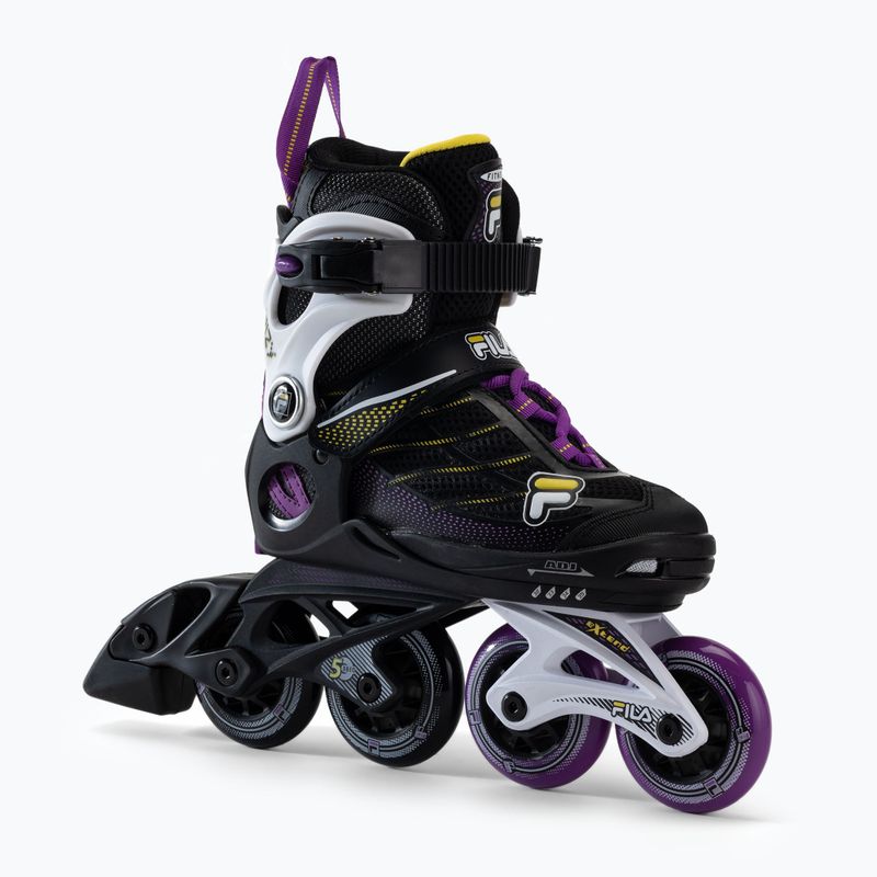 Rolki dziecięce FILA Wizy G black/yellow magenta