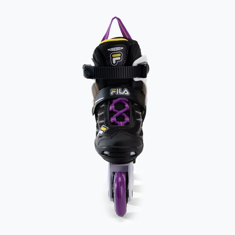 Rolki dziecięce FILA Wizy G black/yellow magenta 4