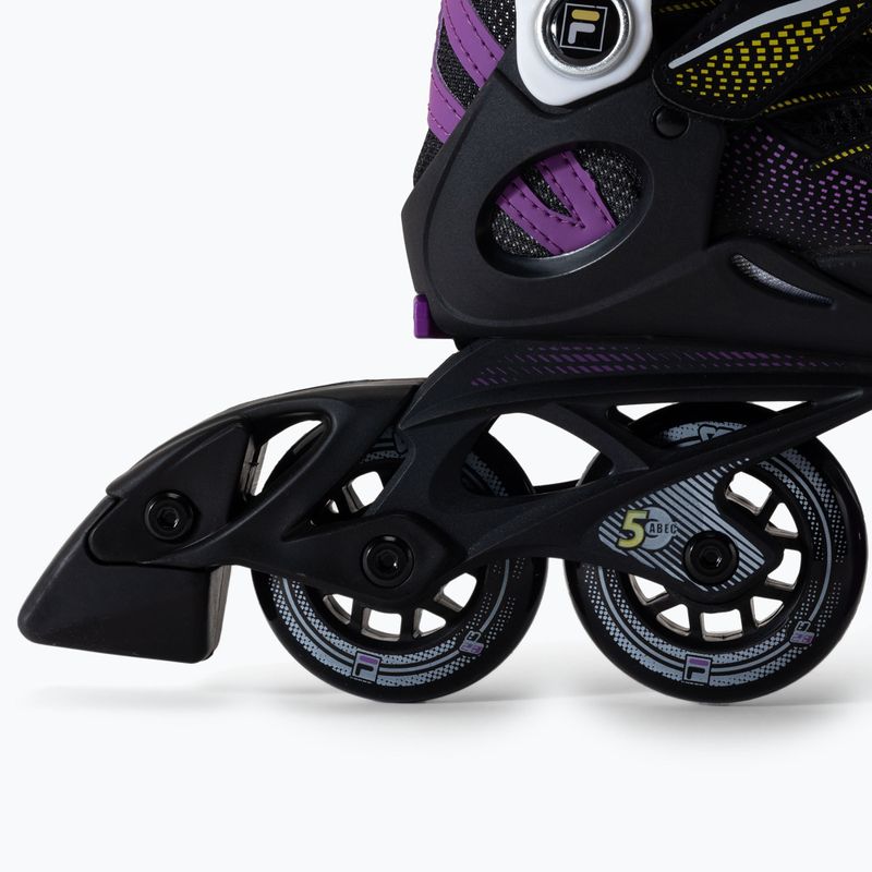 Rolki dziecięce FILA Wizy G black/yellow magenta 7