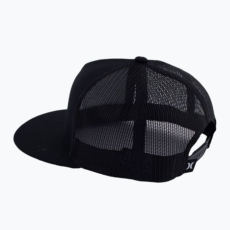 Czapka z daszkiem męska Hurley Icon Solid Flat Trucker black 2