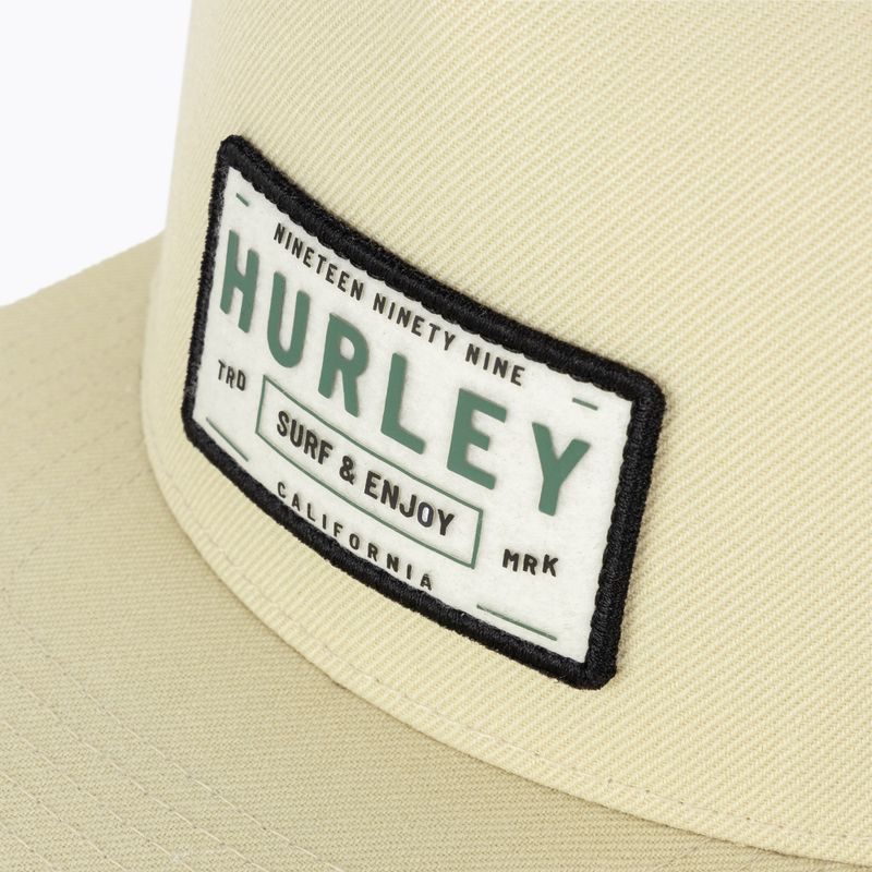 Czapka z daszkiem męska Hurley Bixby light bone 3