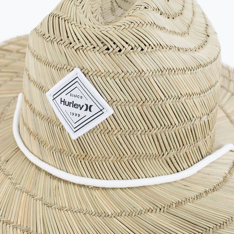 Kapelusz damski Hurley Diamond Straw khaki 2