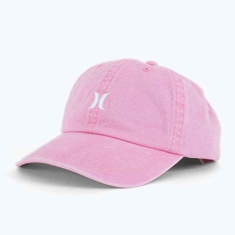 Czapka z daszkiem damska Hurley Mom Iconic pink