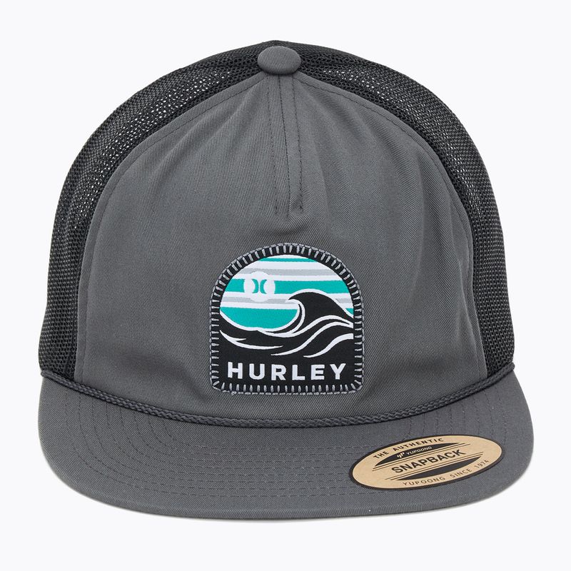 Czapka z daszkiem męska Hurley Mavericks Trucker dark grey 2