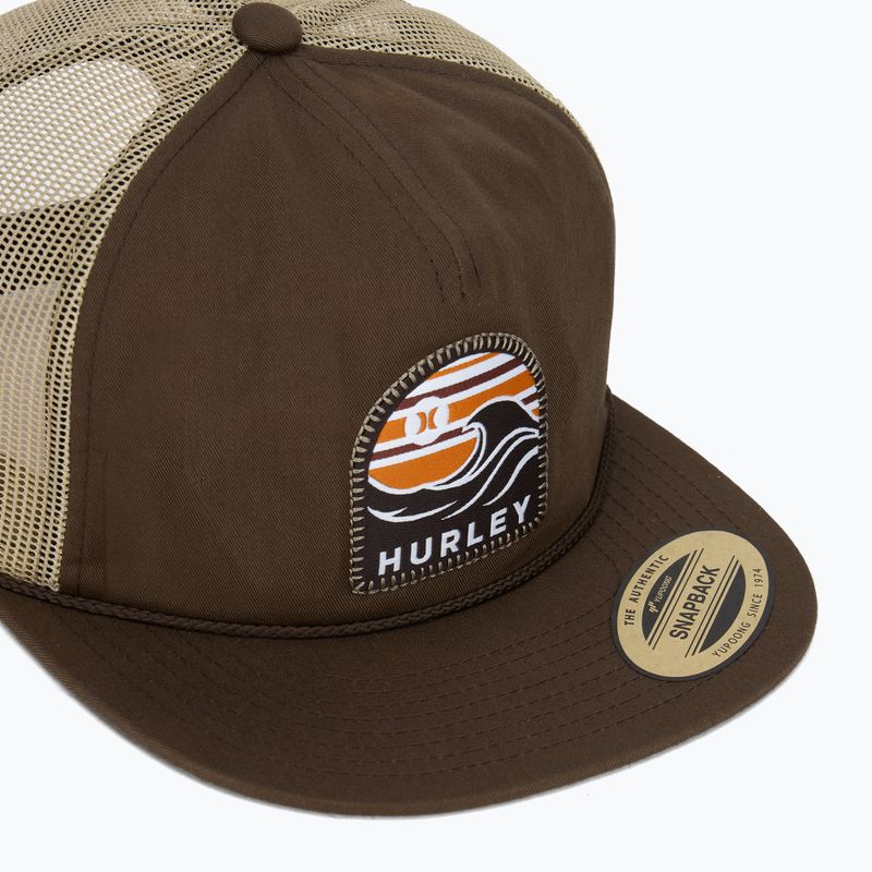 Czapka z daszkiem męska Hurley Mavericks Trucker velvet brown 3