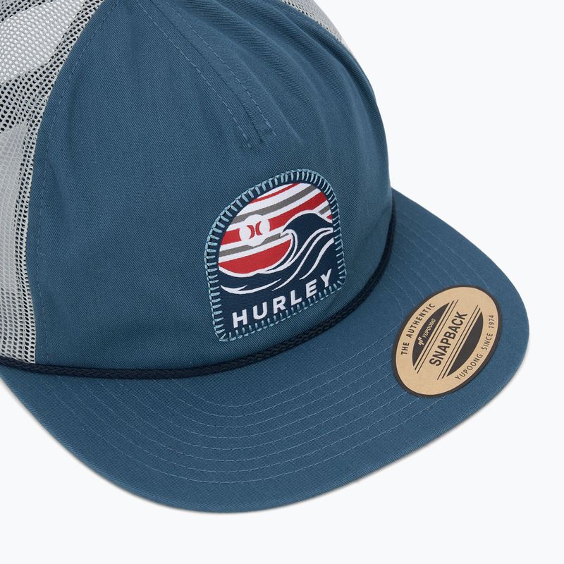 Czapka z daszkiem męska Hurley Mavericks Trucker armory navy 3