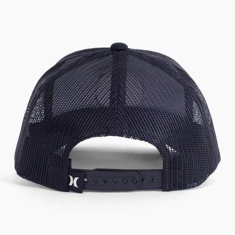 Czapka z daszkiem męska Hurley Jetties Trucker black 2