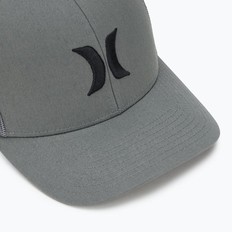 Czapka z daszkiem męska Hurley Del Mar Trucker dark grey 3