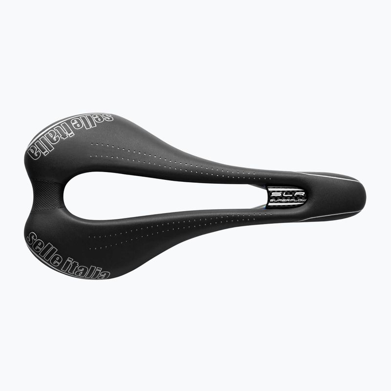 Siodełko rowerowe Selle Italia SLR Superflow, TI 316 tube 7, Fibra-Tek black